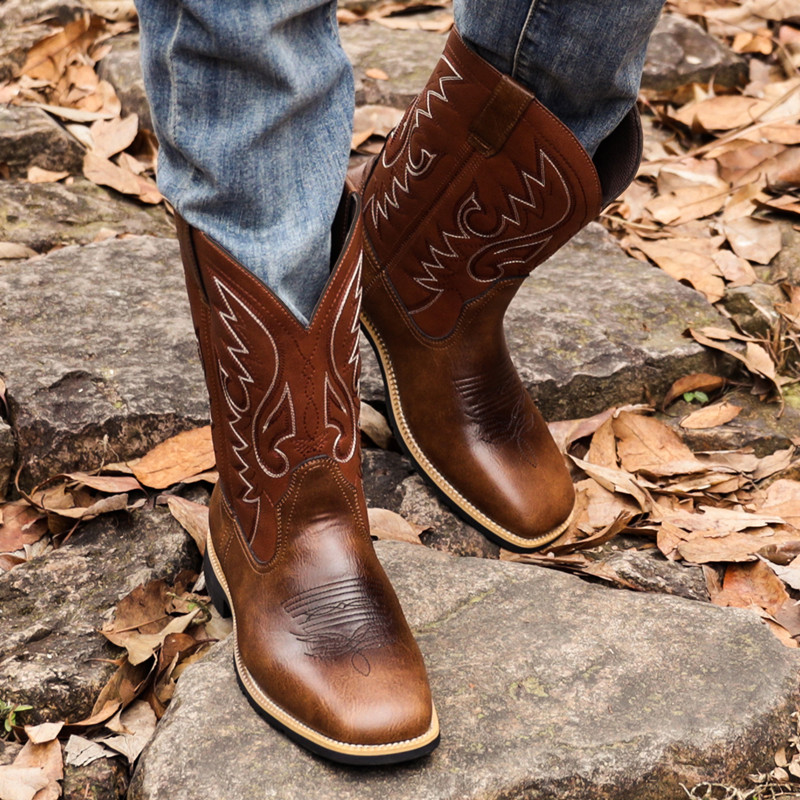 Men'S Fashion Loafers - Moda Erkek Kadın Orta buzağı botları