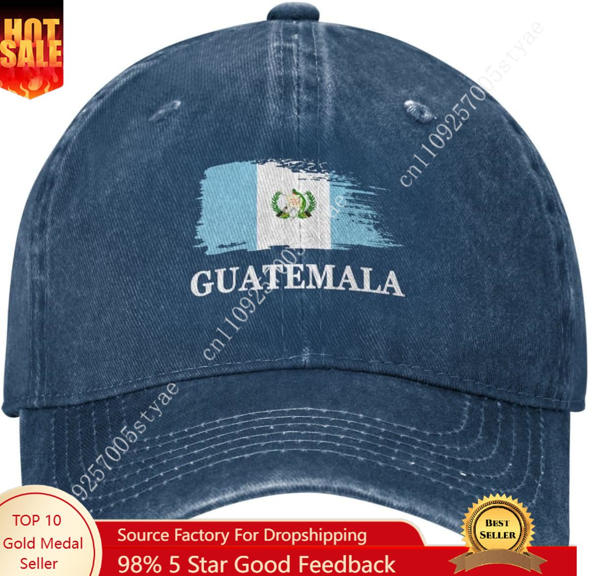 Men'S Fashion Guatemala - Guatemala bayrağı şapka erkek kadın beyzbol