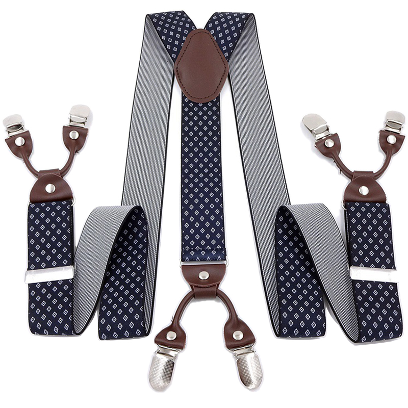 Suspenders Clip Men - Erkekler için Vintage Jartiyer Ağır Büyük