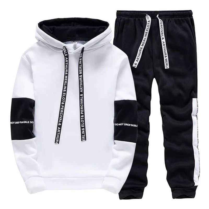 Men'S Fashion Hoodie - Erkekler İçin Günlük Kapüşonlu Eşofman Takımı