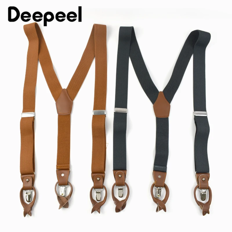Suspenders Clip Men - Deepeel 3.5*125 cm erkek Yetişkin Jartiyer