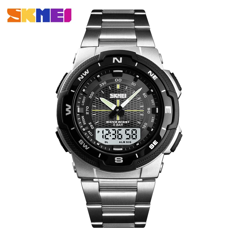 Men'S Fashion Zone - SKMEI1370 Lüks Tam Çelik İş Su