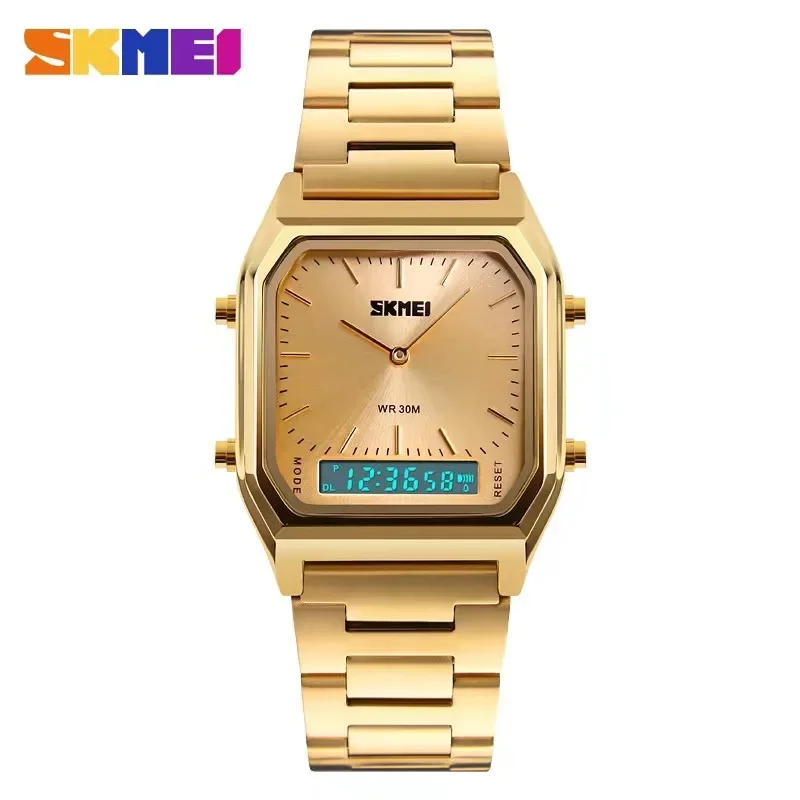 Men'S Fashion Zone - SKMEI 1220 Erkekler Dijital İkili Zaman