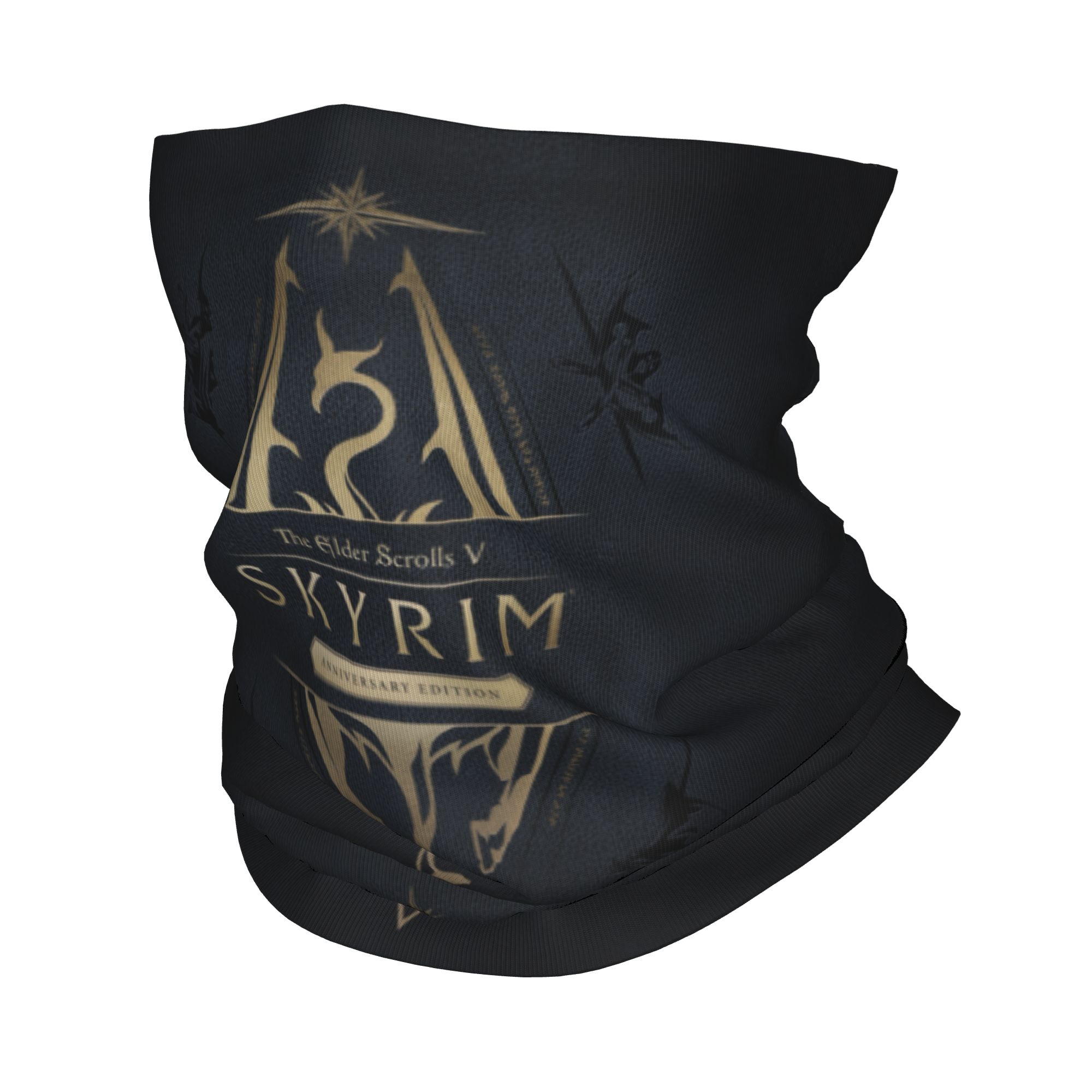 Men'S Fashion Logo - Özel Skyrim Logolu Bandana Kışlık Boyunluk