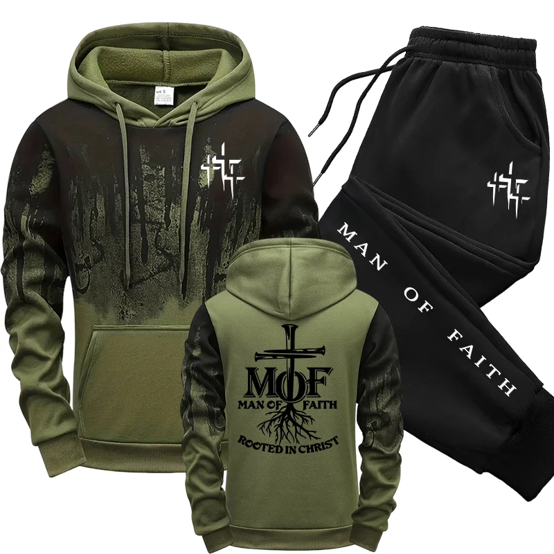 Men'S Fashion Outfits - Man of Faith Erkek Eşofman Takımı