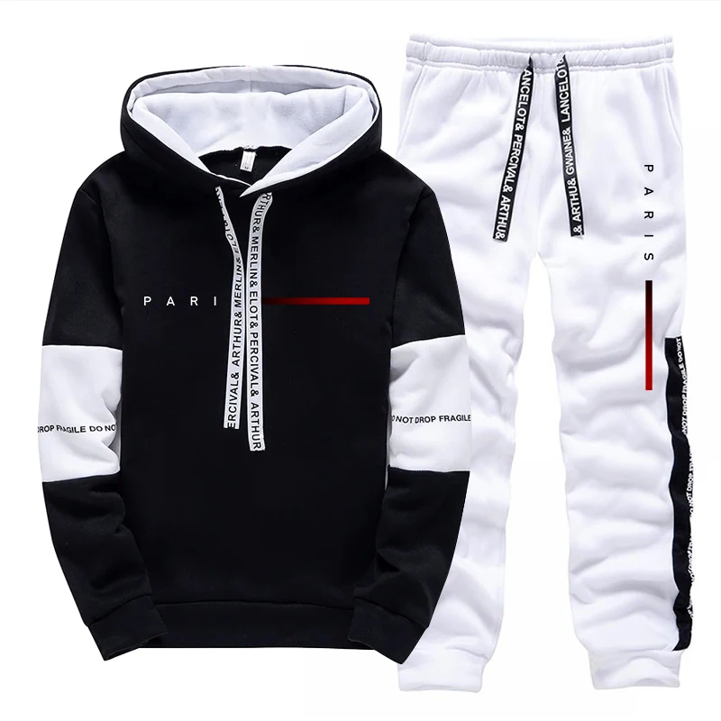 Men'S Fashion Hoodie - Paris Moda Kapüşonlu Üst Giyim Sokak