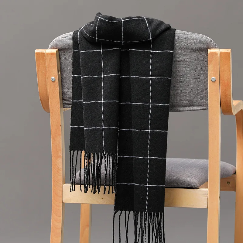 Men Scarf Wool - 2023 Yeni Kış Erkek Eşarp Sıcak