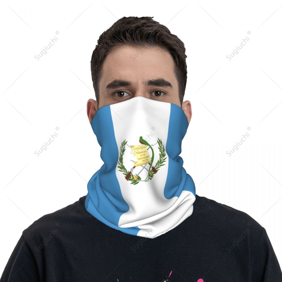 Men'S Fashion Guatemala - Unisex Guatemala Bayrağı Atkısı Eşarp Boyun