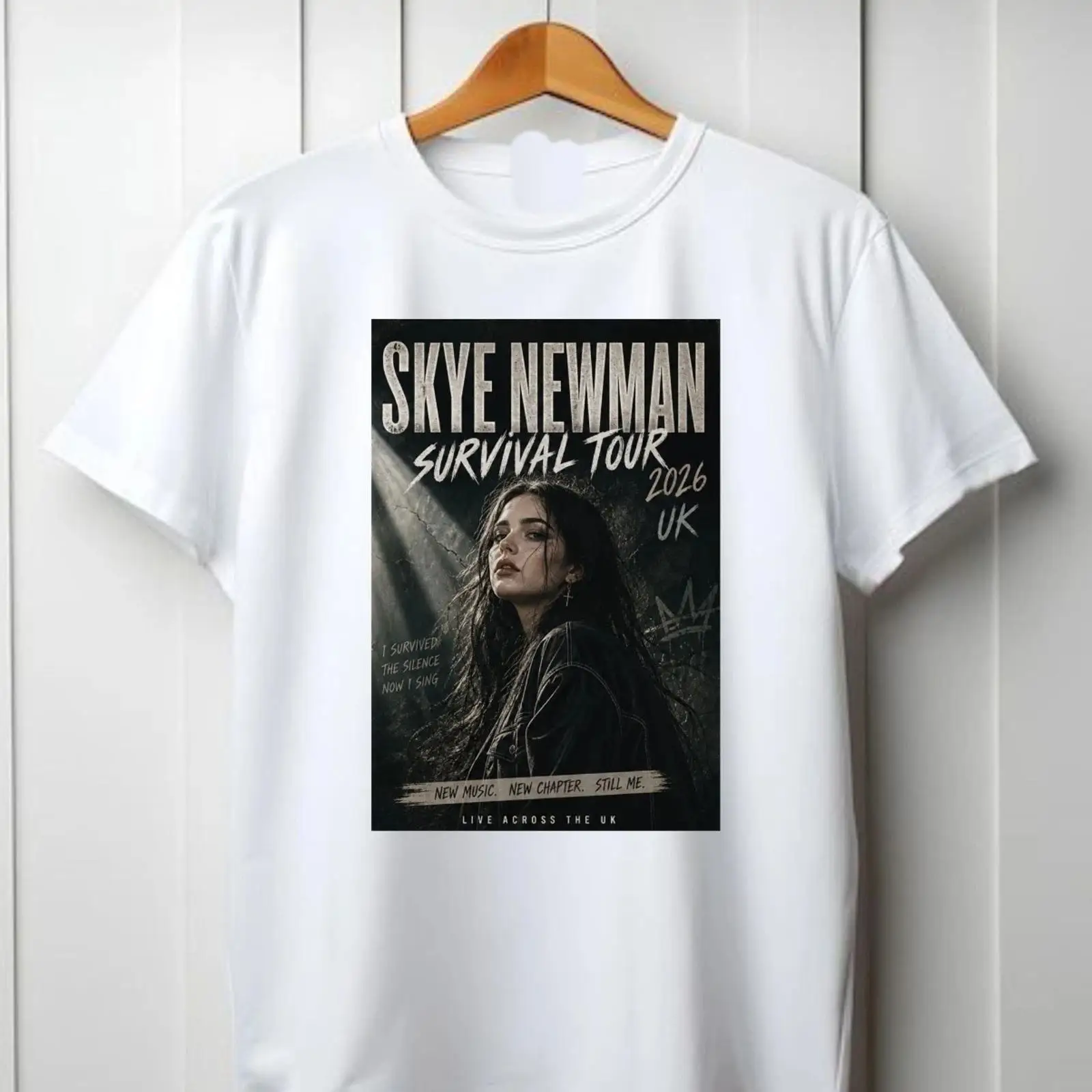 Men'S Fashion Uk 2026 - Tişört Skye Newman Survival Tour 2026