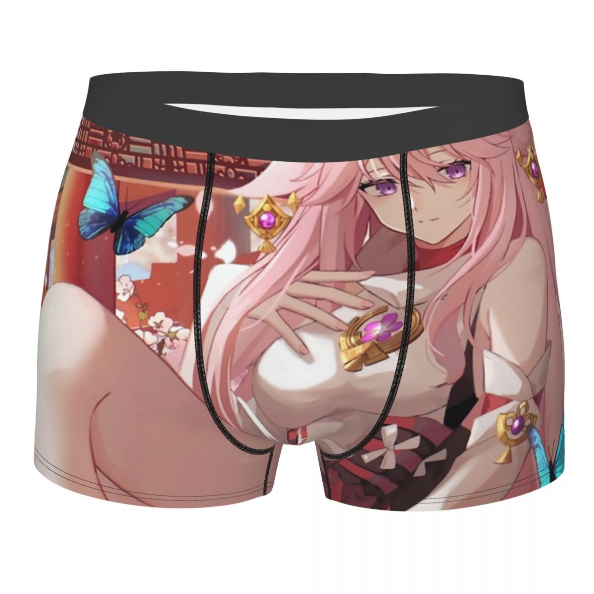 Men'S Fashion Underwear - Genshin Impact Yae Miko Boxer Şort