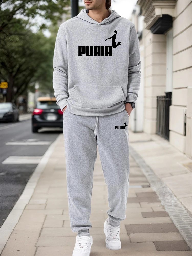 Men'S Fashion Outfits - Erkek Takımı/Hoodie/Pantolon 2026 Sonbahar Kış Günlük