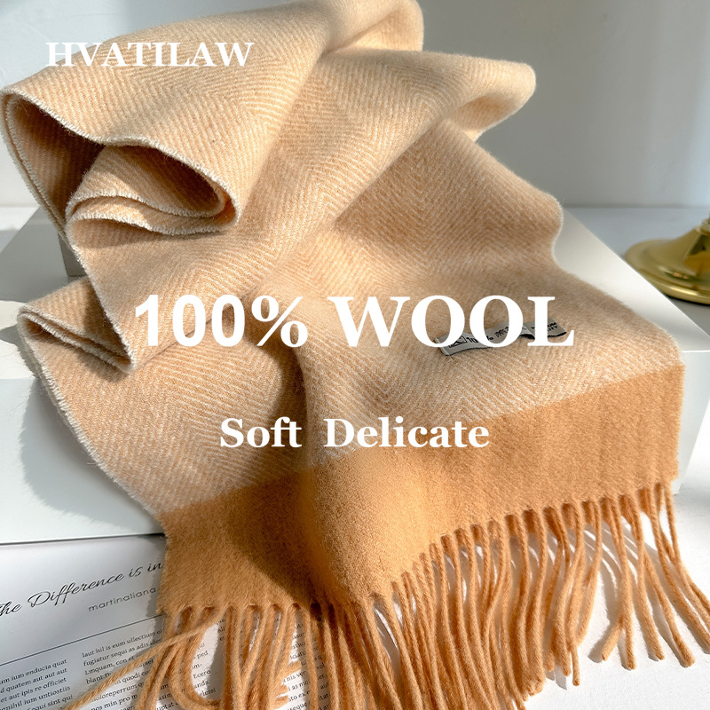 Men Scarf Wool - %100 Saf Yün Eşarp Kadın Erkek