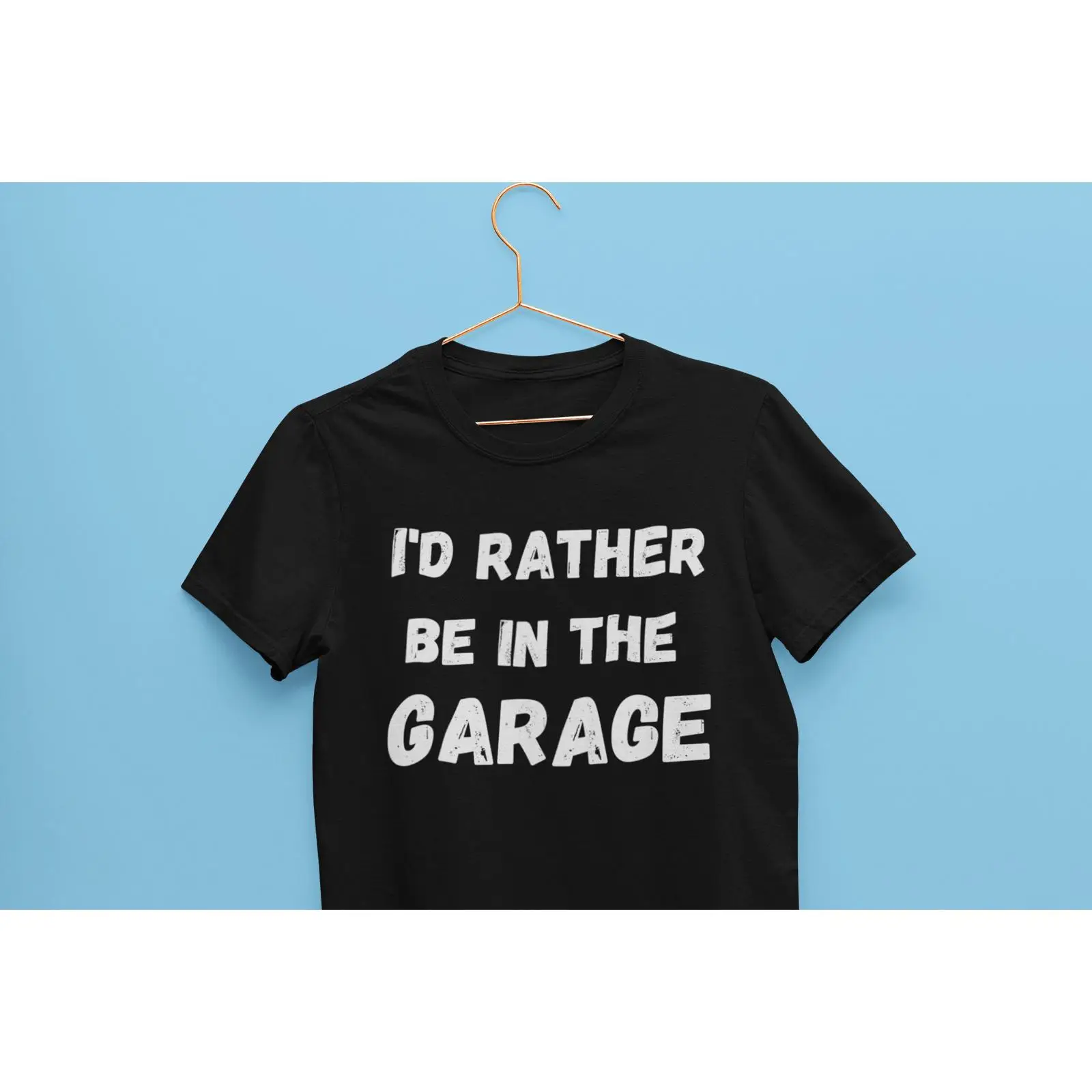 Men'S Fashion Garage - Garajda Olmayı Tercih Ederim Tişörtü vintage
