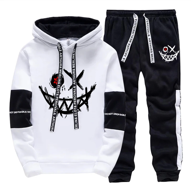 Men'S Fashion Hoodie - Erkek Takımı/Hoodie/Pantolon 2026 Sonbahar Günlük Rahat