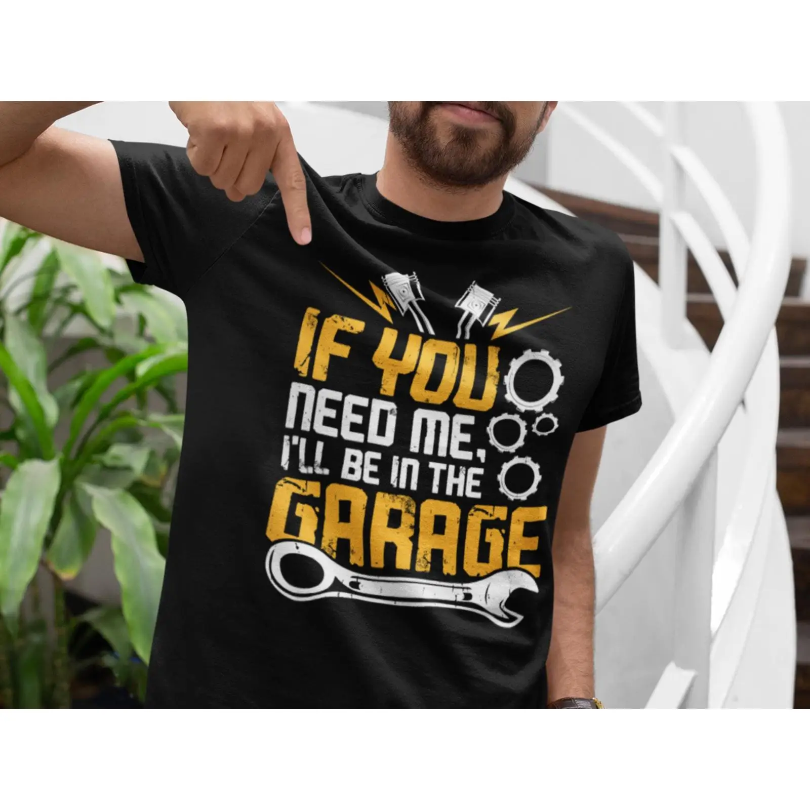 Men'S Fashion Garage - Garage Humor Tişörtü Otomobil Meraklısı Tamirci