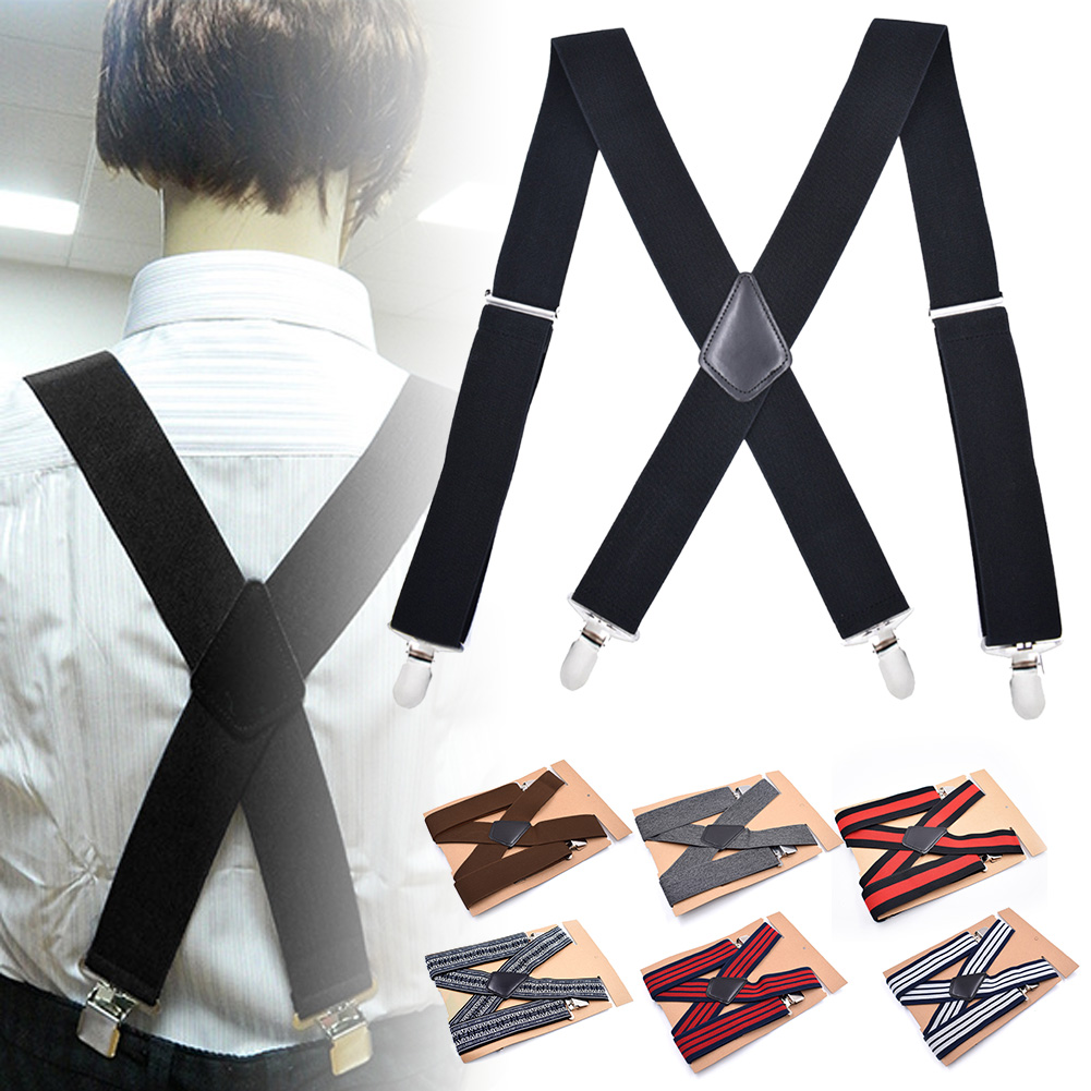Suspenders Clip Men - 5 cm Erkek Jartiyer Yüksek Elastik