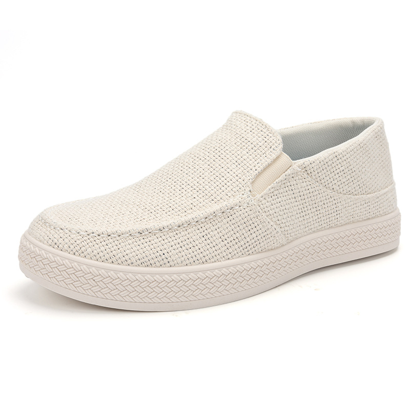 Men'S Fashion Loafers - Erkek Keten Slip-On Loafer'lar Nefes Alabilen