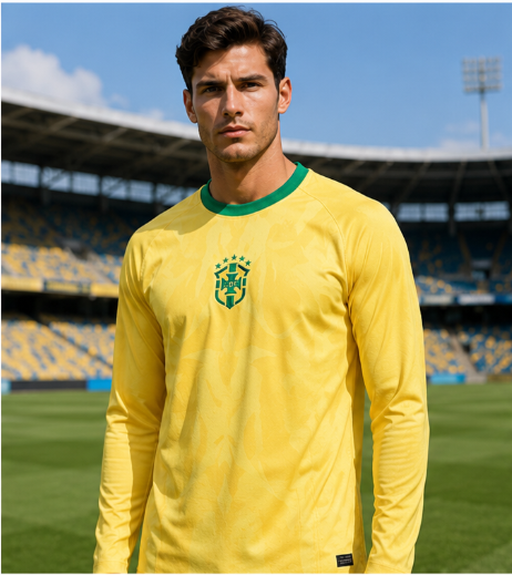 Men'S Fashion Outfits - Brezilya 2026 Hatıra Sürümü 3D Baskılı
