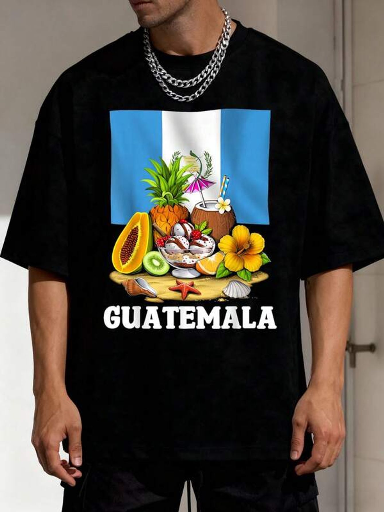 Men'S Fashion Guatemala - Guatemala'lı Guatemala Kökleri Guatemala Seyahat Tişörtü