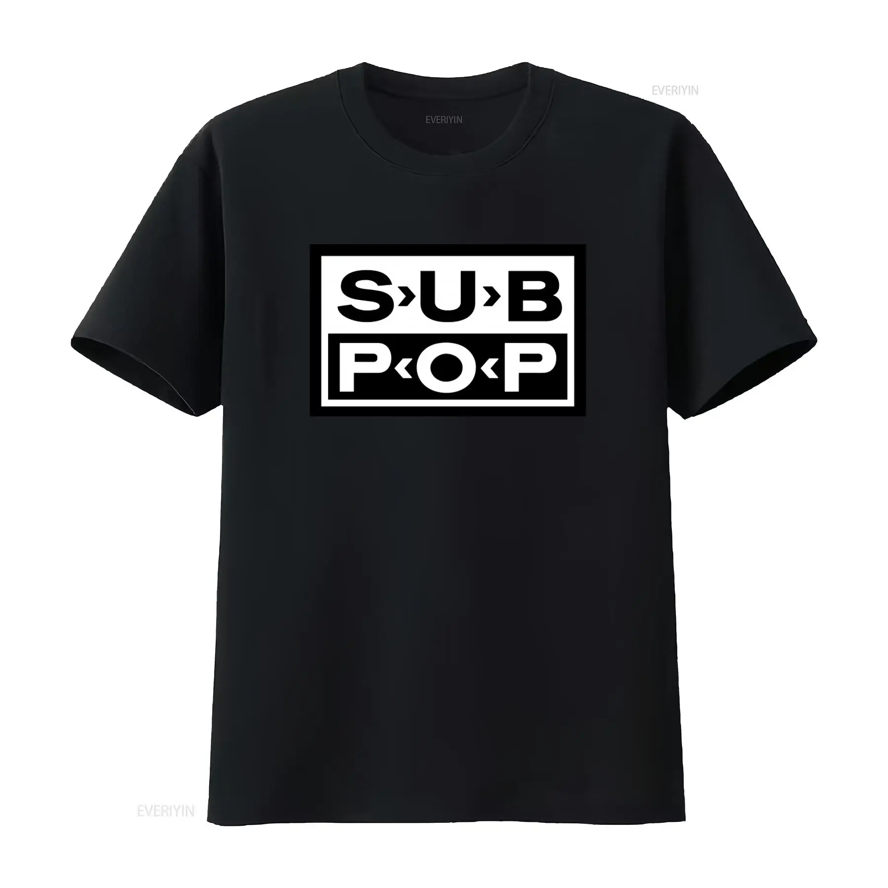 Sub Pop Logolu Tişört Siyah Be - Men'S Fashion Logo incelemesi ve fiyatı