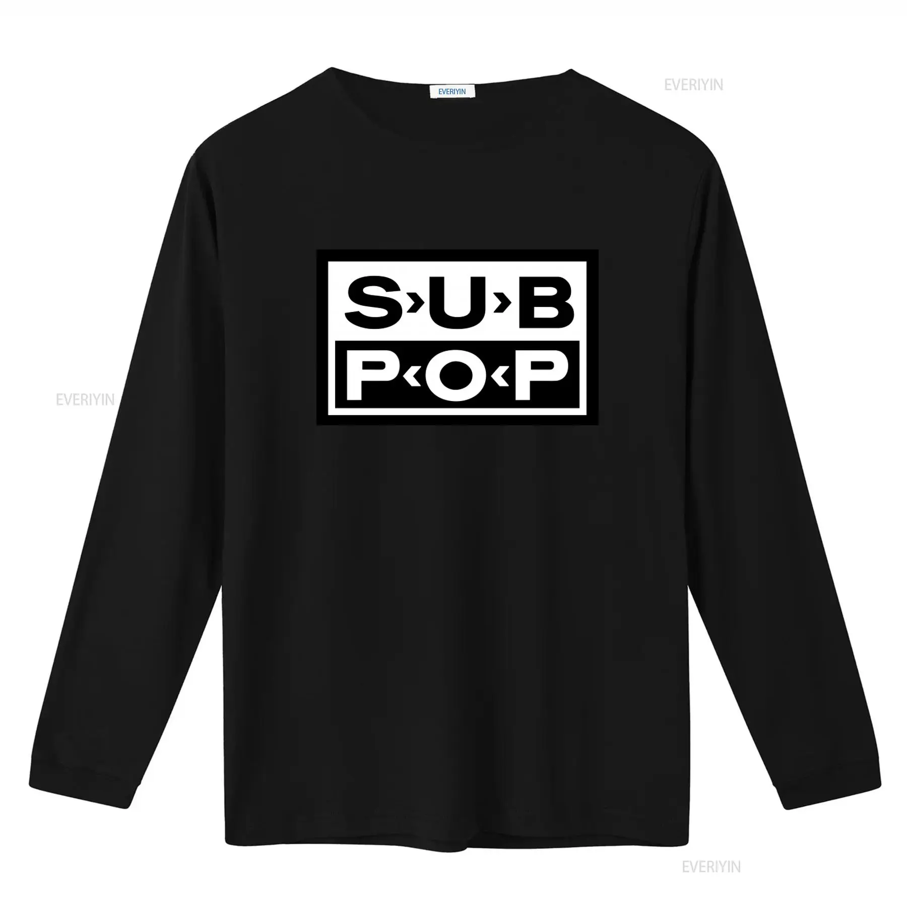 Sub Pop Logolu Tişört Siyah Be - Men'S Fashion Logo incelemesi ve fiyatı