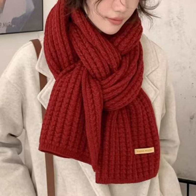 Kalın Kablo Örgü Sıcak Kaşmir  - Men Scarf Wool incelemesi ve fiyatı