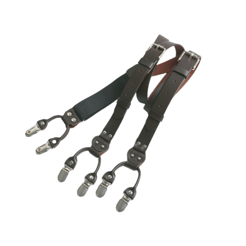 2.5 Cm Deri Esneklik erkek Jar - Suspenders Clip Men incelemesi ve fiyatı