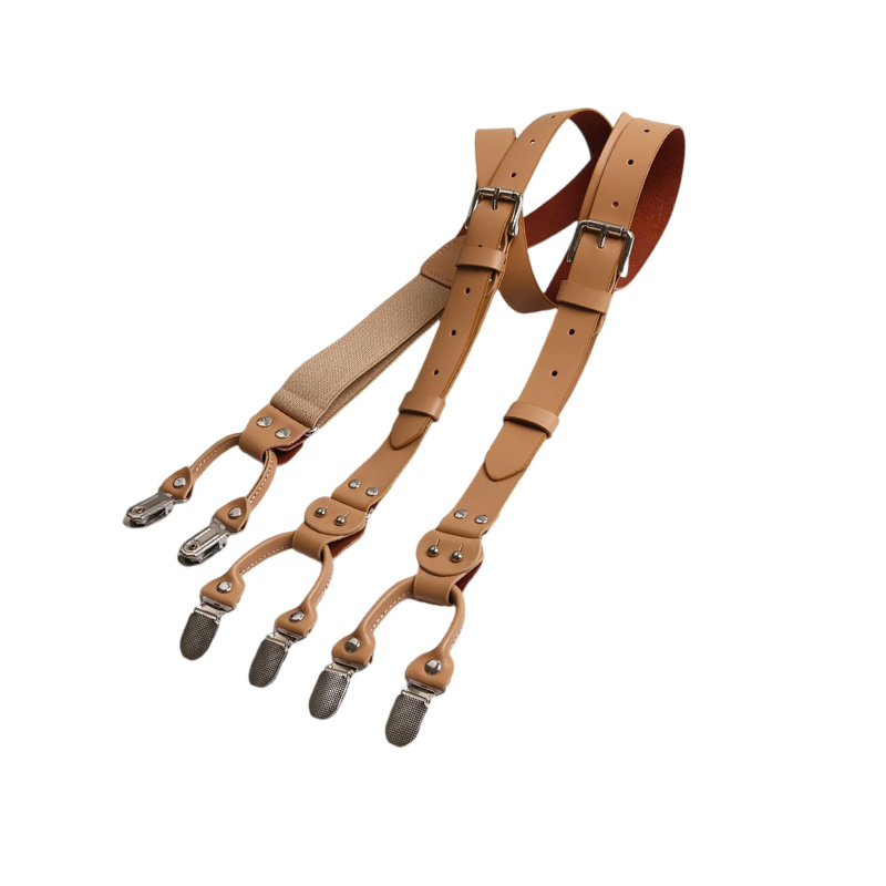 2.5 Cm Deri Esneklik erkek Jar - Suspenders Clip Men incelemesi ve fiyatı