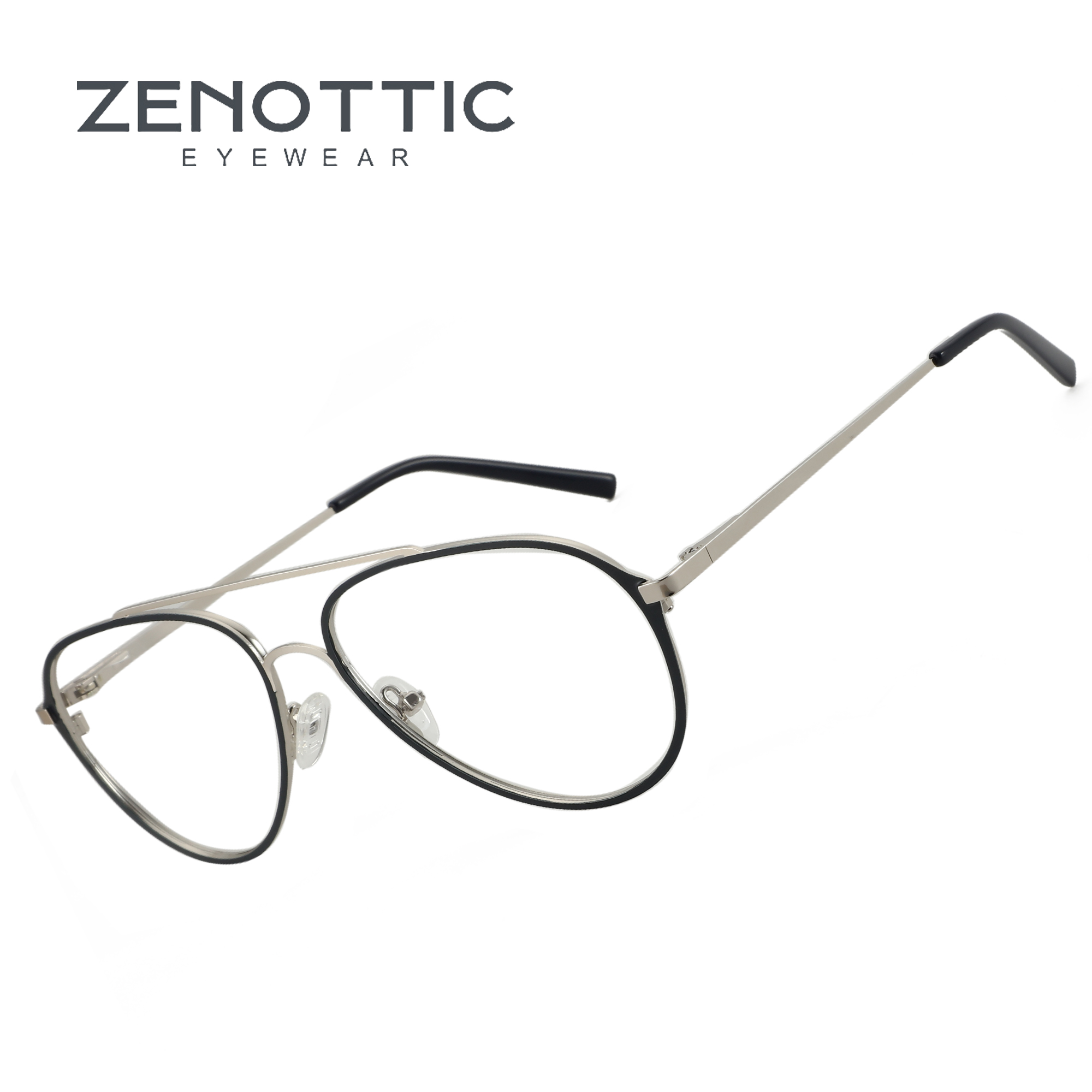 ZENOTTIC yeni moda Pilot optik - Men'S Fashion Non Prescription Glasses incelemesi ve fiyatı