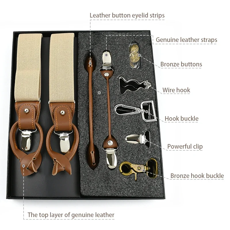 Deepeel 1 Takım 3.5*125 cm İş  - Suspenders Clip Men incelemesi ve fiyatı