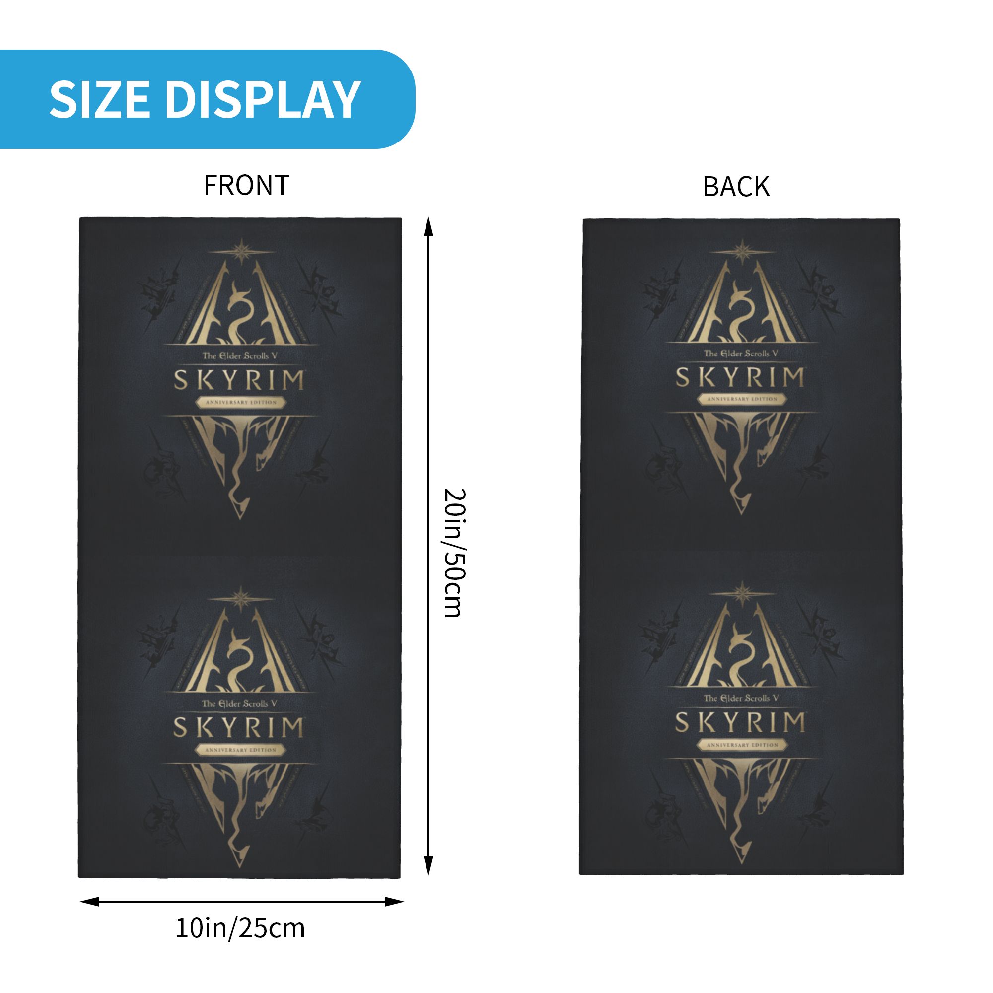 Özel Skyrim Logolu Bandana Kış - Men'S Fashion Logo incelemesi ve fiyatı