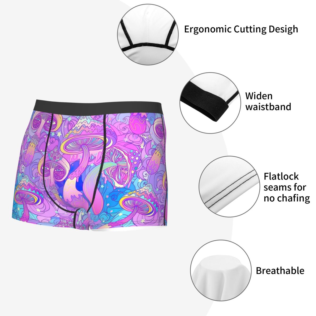 Erkek Moda Psychedelic Sihirli - Men'S Fashion Underwear incelemesi ve fiyatı