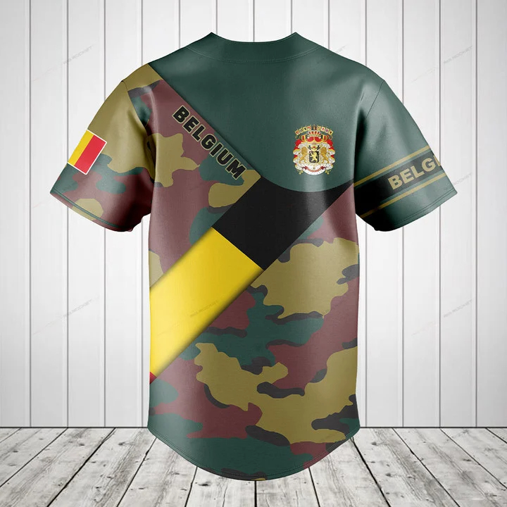 Özel İsimli Belçika Bayraklı K - Mens Fashion Baseball Jersey incelemesi ve fiyatı