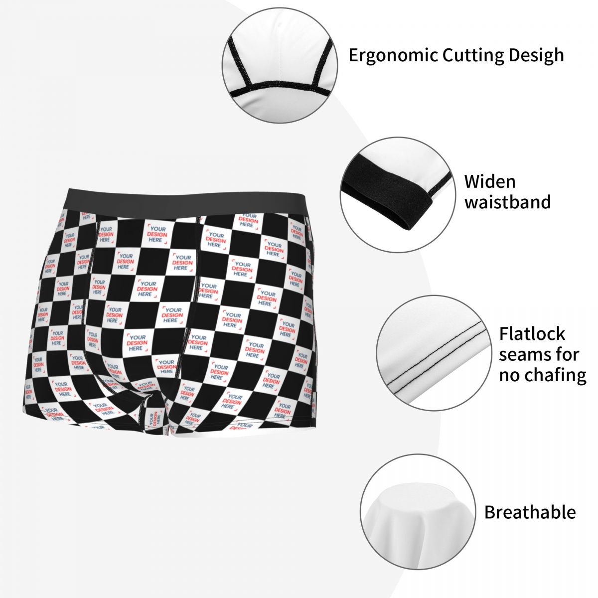 Kişiye Özel Tasarım Logolu Box - Men'S Fashion Underwear incelemesi ve fiyatı