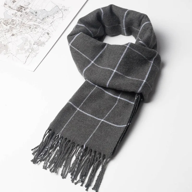2023 Yeni Kış Erkek Eşarp Sıca - Men Scarf Wool incelemesi ve fiyatı