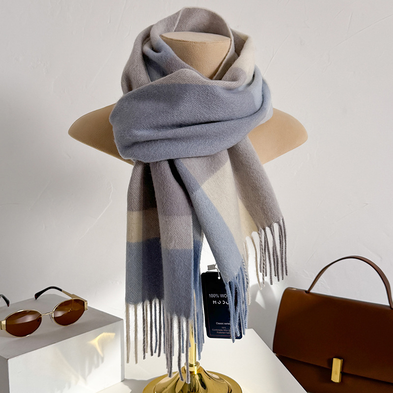 %100 Yün Ekose Eşarp Kadın Erk - Men Scarf Wool incelemesi ve fiyatı