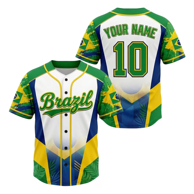 Moda Brezilya Beyzbol Forması  - Mens Fashion Baseball Jersey incelemesi ve fiyatı