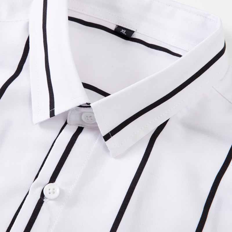 Erkek Çizgili Elbise Gömlek Uz - Mens Fashion Dress Shirts incelemesi ve fiyatı
