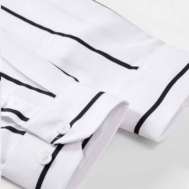 Erkek Çizgili Elbise Gömlek Uz - Mens Fashion Dress Shirts incelemesi ve fiyatı