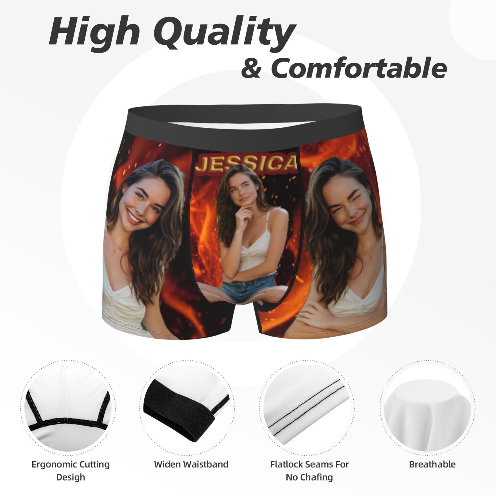 Kişiselleştirilmiş Yüz Fotoğra - Men'S Fashion Underwear incelemesi ve fiyatı