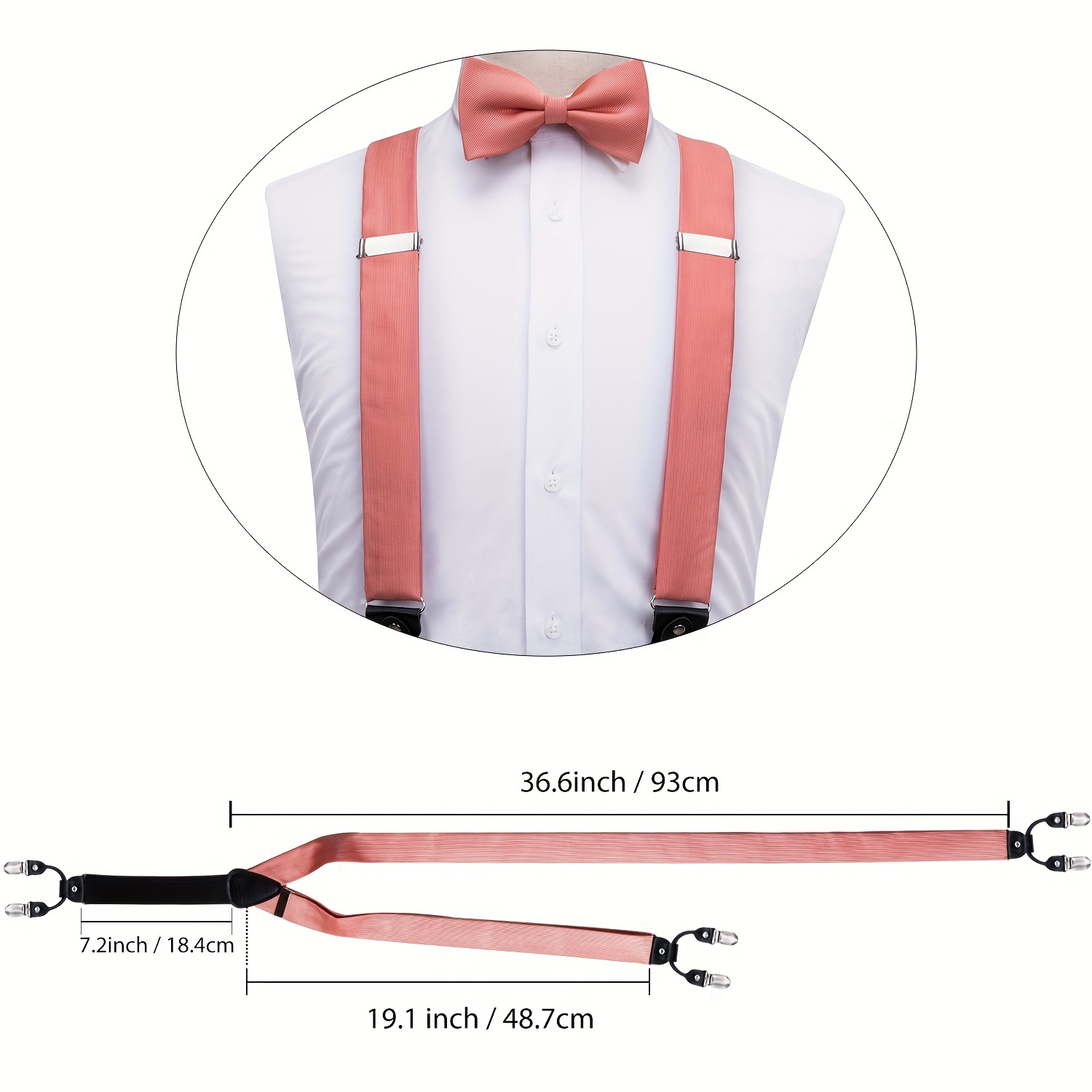 Hi-Tie Ipek Erkek Parantez Pap - Suspenders Clip Men incelemesi ve fiyatı