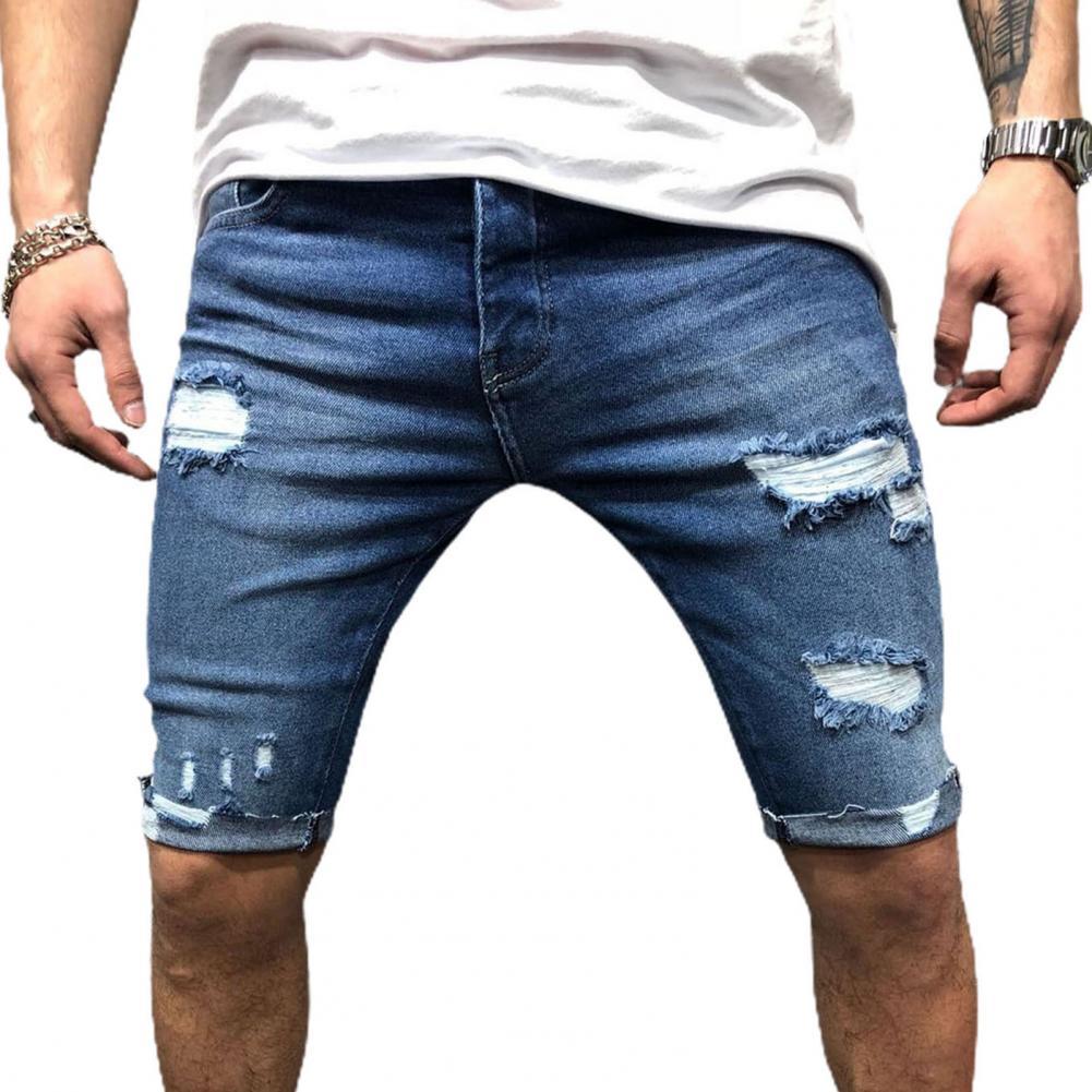 Erkekler kısa kot pantolon Den - Skinny Jeans Ripped incelemesi ve fiyatı
