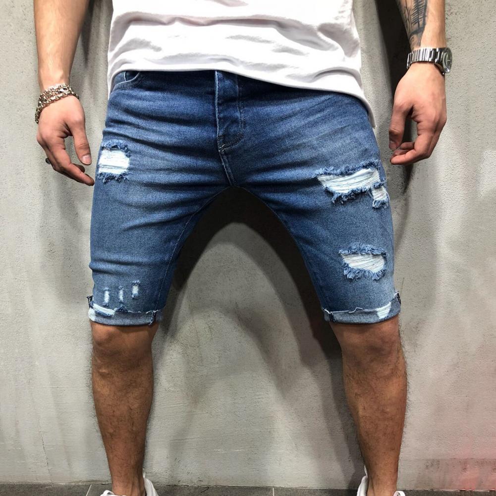 Erkekler kısa kot pantolon Den - Skinny Jeans Ripped incelemesi ve fiyatı