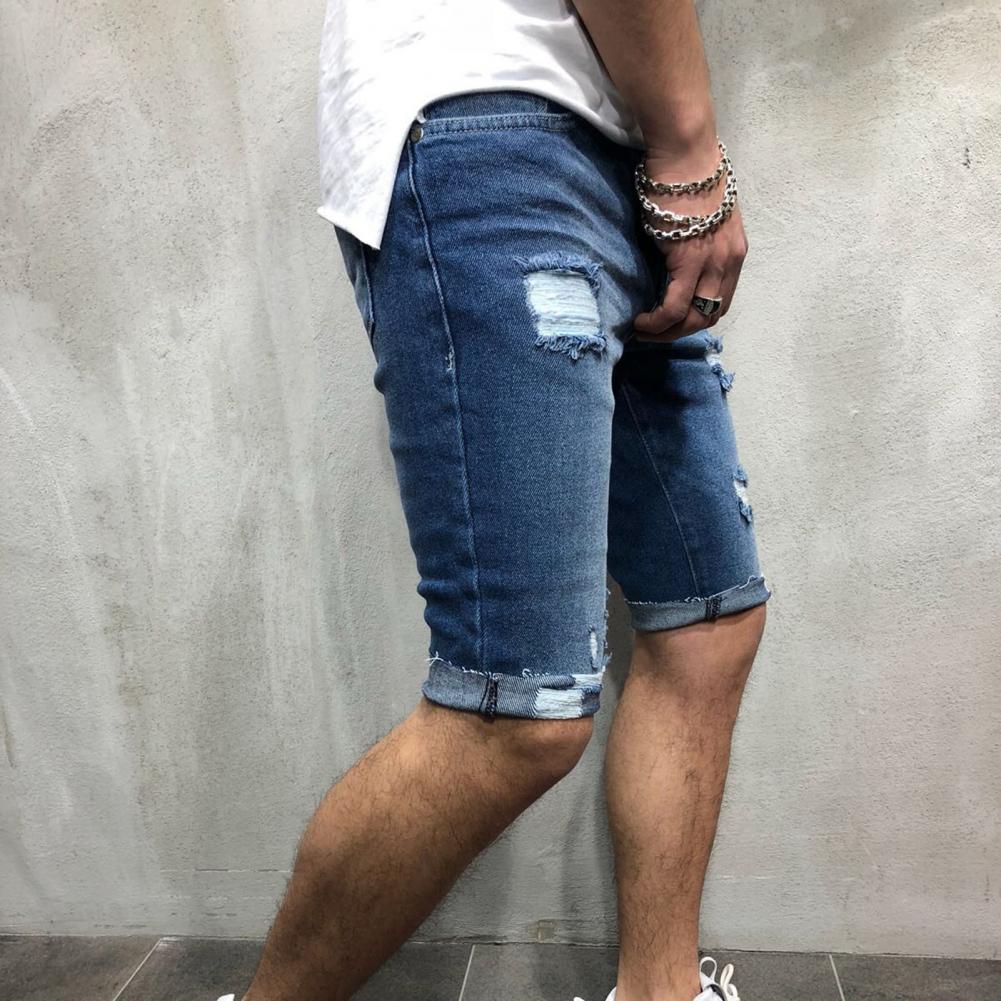 Erkekler kısa kot pantolon Den - Skinny Jeans Ripped incelemesi ve fiyatı