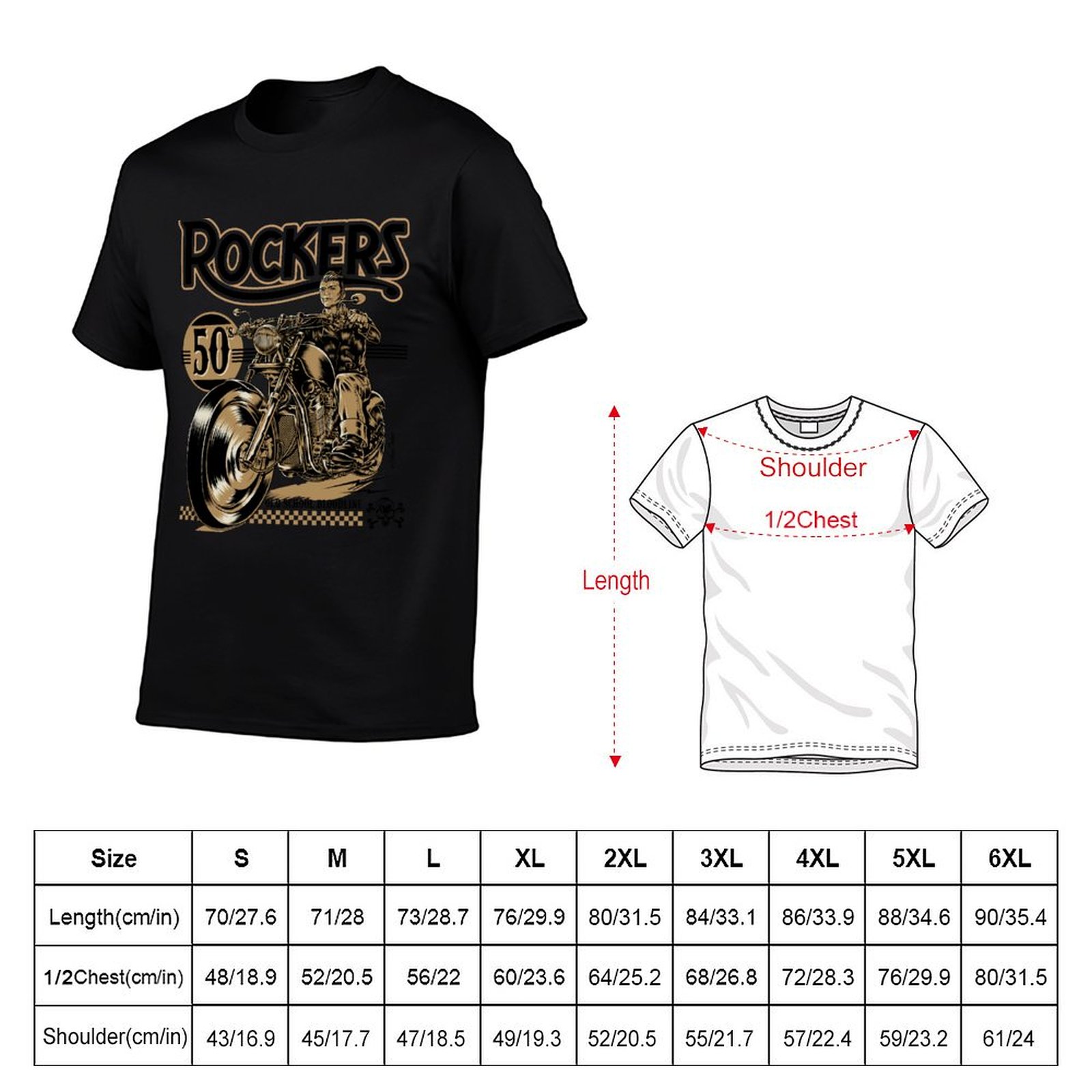 Rockers 50'ler Tişörtü Moda Sa - Mens Fashion In The 50S incelemesi ve fiyatı