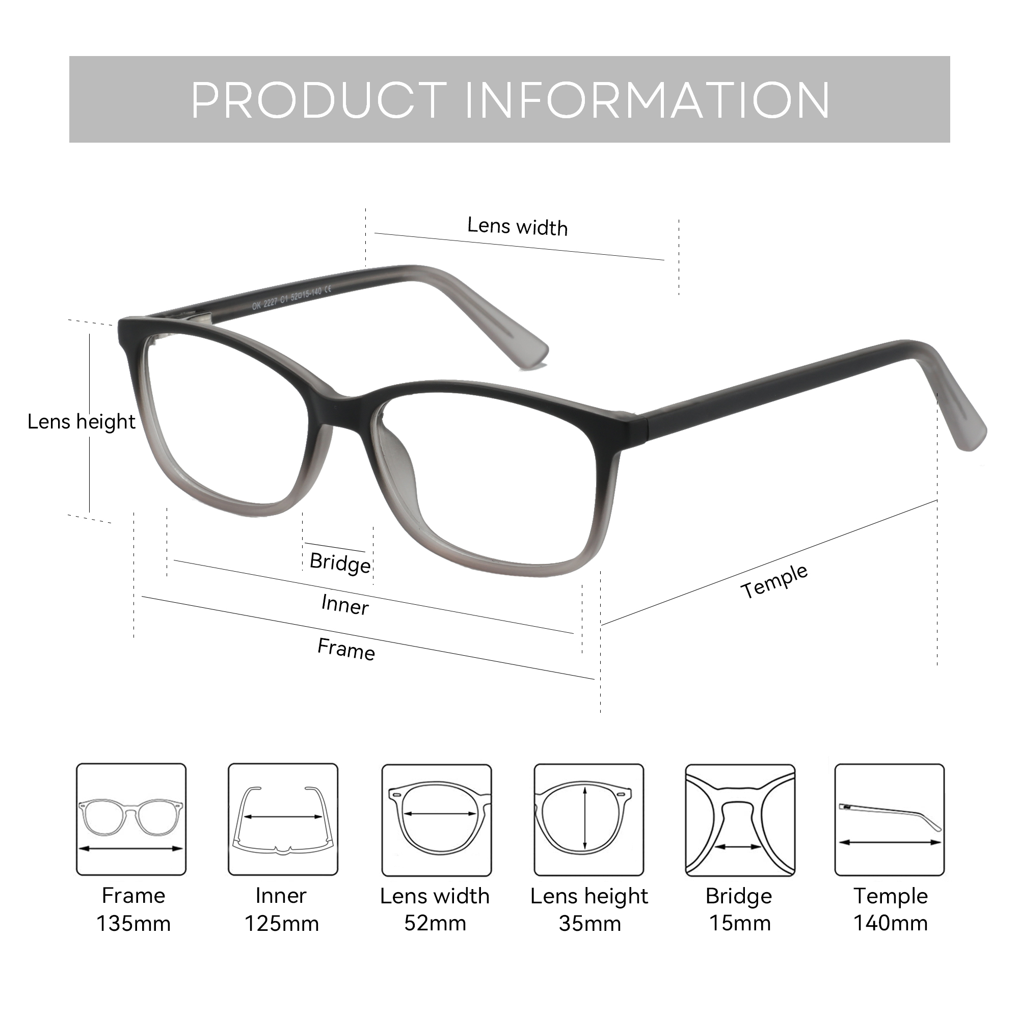 ZENOTTIC Unisex Kare Optik Göz - Men'S Fashion Non Prescription Glasses incelemesi ve fiyatı
