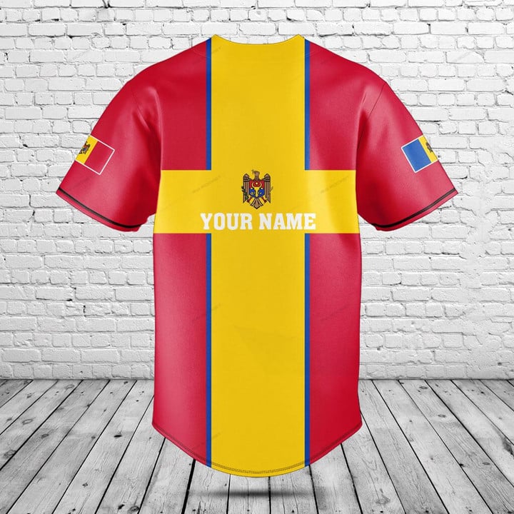 Özel İsimli Moldova Bayraklı G - Mens Fashion Baseball Jersey incelemesi ve fiyatı