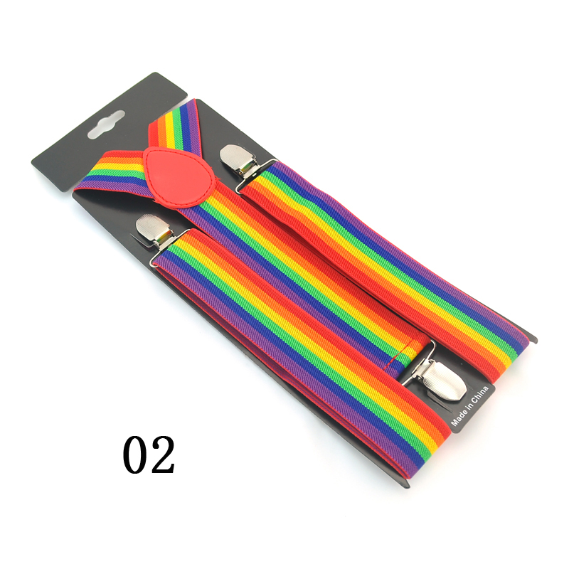 Yeni 3.5cm Genişliğinde 6 Çizg - Suspenders Clip Men incelemesi ve fiyatı