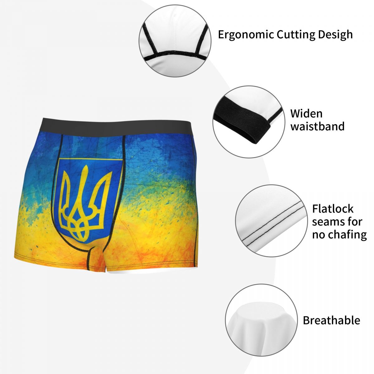 Erkek Moda Ukrayna Bayrağı İç  - Men'S Fashion Underwear incelemesi ve fiyatı