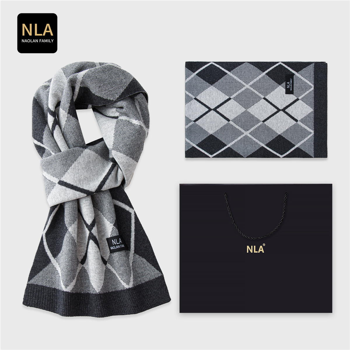 Hediye Kutusu Örme Erkek Yün E - Men Scarf Wool incelemesi ve fiyatı